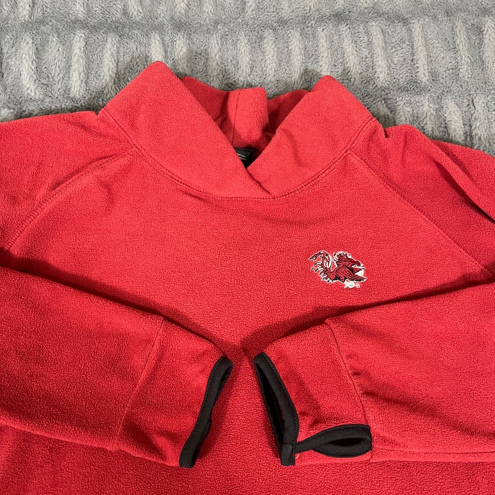 Pro Edge South Carolina Gamecocks Red Fleece Pullover Mock Neck Womens Small